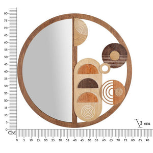 Specchio da Muro Blocco cm diam 80X3 - BLOCK