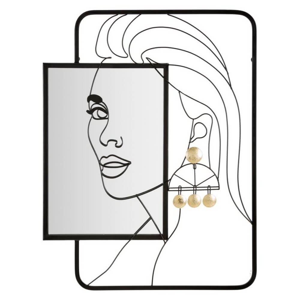 Specchio da Muro cm 64,8X3,8X85 - ELEONOR