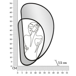 Specchio da Muro Motivo cm 40,6X3,2X70,5 - NUDITY