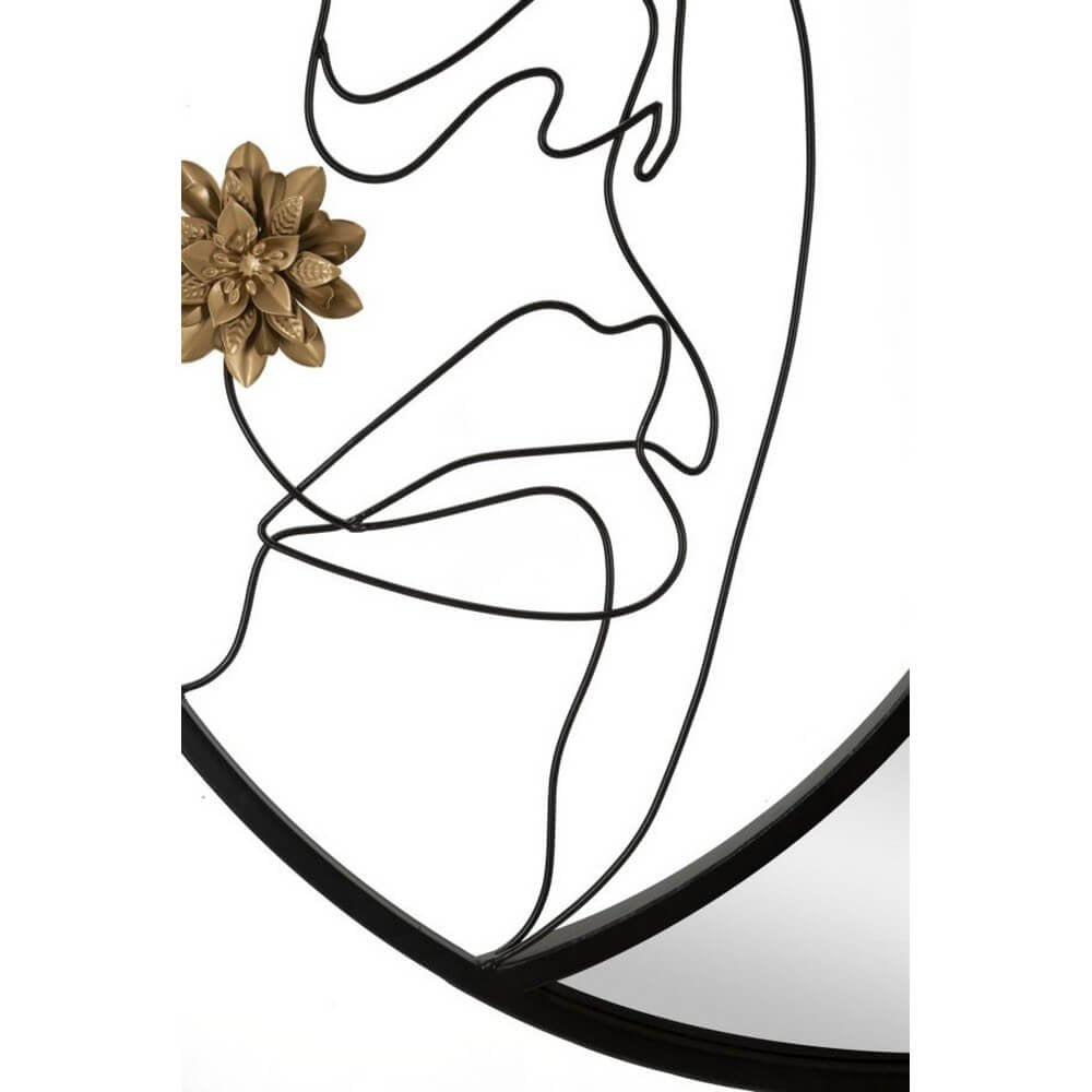 Specchio da Muro Melly cm diam 80X3,8 - NUDITY