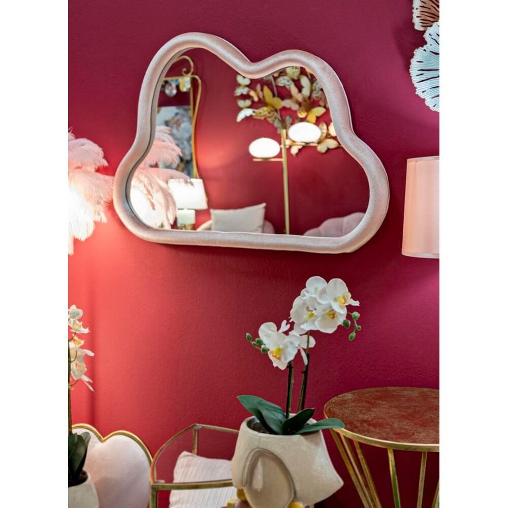 Specchio da Muro Nuvola Rosa cm 90X4X60 - MELLY