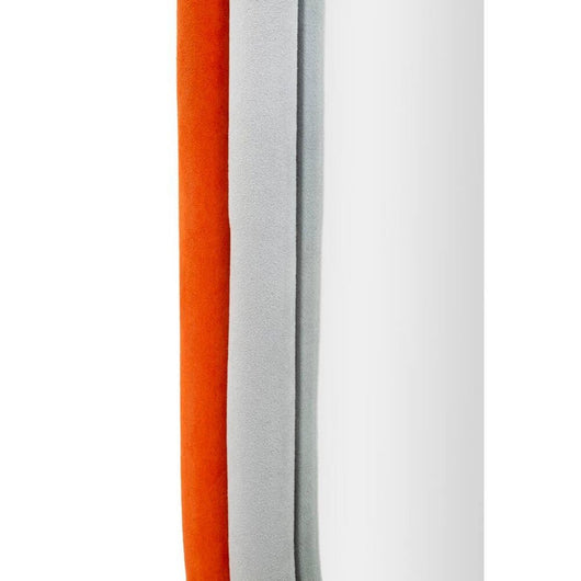 Specchio da Muro Velluto Arancio cm 60X4X90 - TONY VELLUTOLU GIALLO