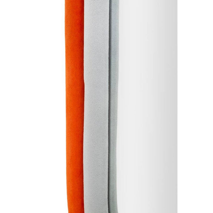 Specchio da Muro Velluto Arancio cm 60X4X90 - TONY VELLUTOLU GIALLO