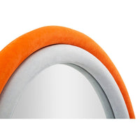 Specchio da Muro Velluto Arancio cm 60X4X90 - TONY VELLUTOLU GIALLO