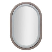 Specchio da Muro Velluto Grigio cm 60X4X90 - ANTONY VELLUTO VERDE