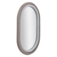 Specchio da Muro Velluto Grigio cm 60X4X90 - ANTONY VELLUTO VERDE