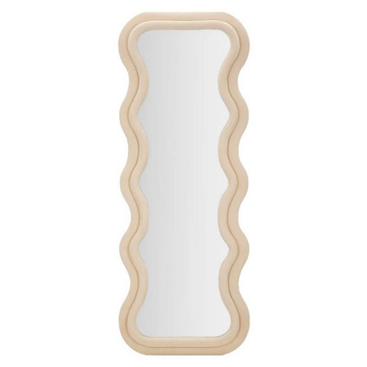 Specchio da Muro Velluto Crema cm 60X6X160 - ANTONY VELLUTORANCIO MIX