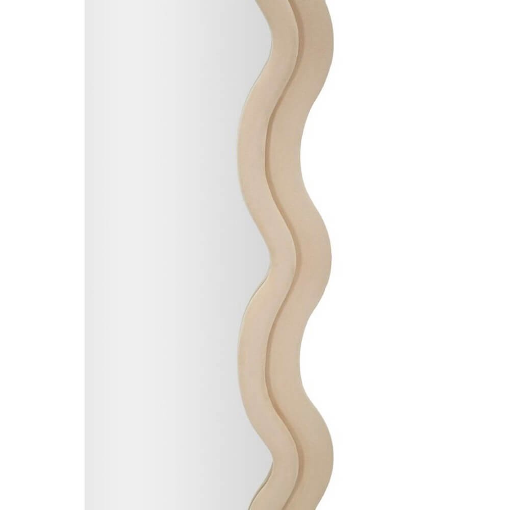 Specchio da Muro Velluto Crema cm 60X6X160 - ANTONY VELLUTORANCIO MIX