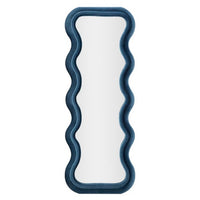 Specchio da Muro Velluto Blu cm 60X6X160 - ANTONY VELLUTO GRIGIO MIX