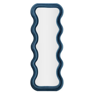 Specchio da Muro Velluto Blu cm 60X6X160 - ANTONY VELLUTO GRIGIO MIX