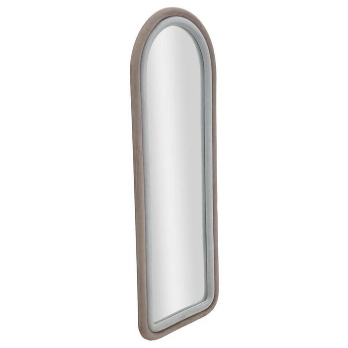 Specchio da Muro Velluto Grigio cm 60X4X160 - EMILY VELLUTOREMA