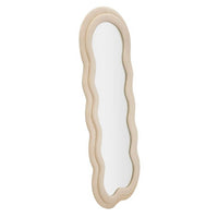 Specchio da Muro Velluto Crema cm 60X4X160 - CHANTAL VELLUTOREMA