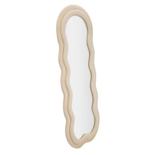 Specchio da Muro Velluto Crema cm 60X4X160 - CHANTAL VELLUTOREMA