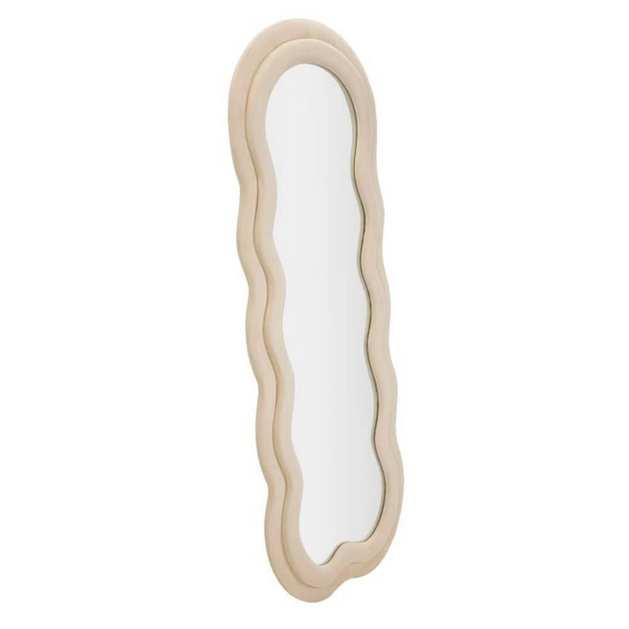 Specchio da Muro Velluto Crema cm 60X4X160 - CHANTAL VELLUTOREMA