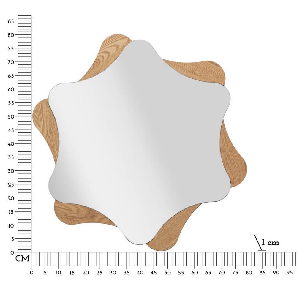 Specchio da Muro Stella cm diam 80X1 - ANGLE