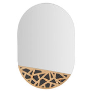 Specchio da Muro con Appendiabiti Carv 60x90 cm - TERRY