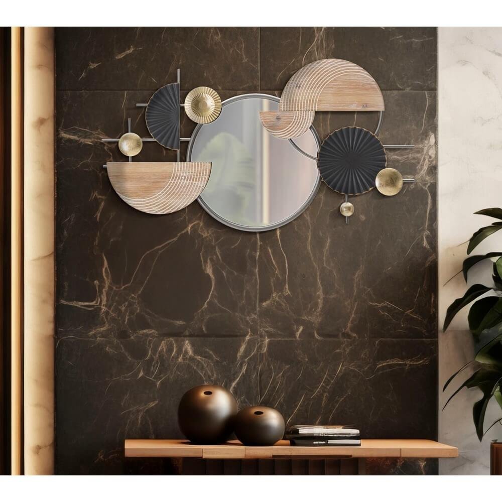 Specchio da Muro Astratto 90,2x50,2 cm - LINES