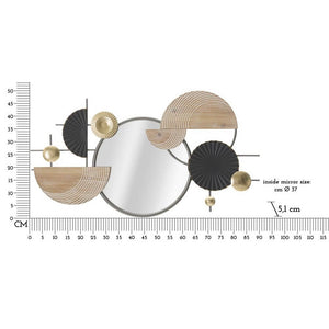 Specchio da Muro Astratto 90,2x50,2 cm - LINES