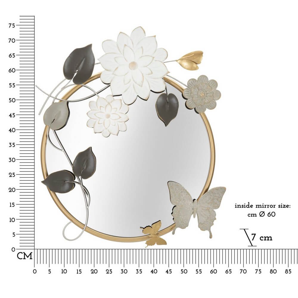 Specchio da Muro Tonis 74,9x66 cm - LEAFFY