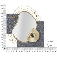 Specchio da Muro Arte 80x72,4 cm - WOODY