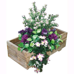 Fioriera Da Giardino Lasa In Legno Di Pino Impragnato Dimensione 40X40Xh26Cm.