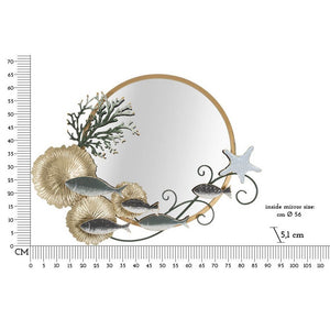 Specchio da Muro Pesce 88,9x65,4 cm - LOVIS