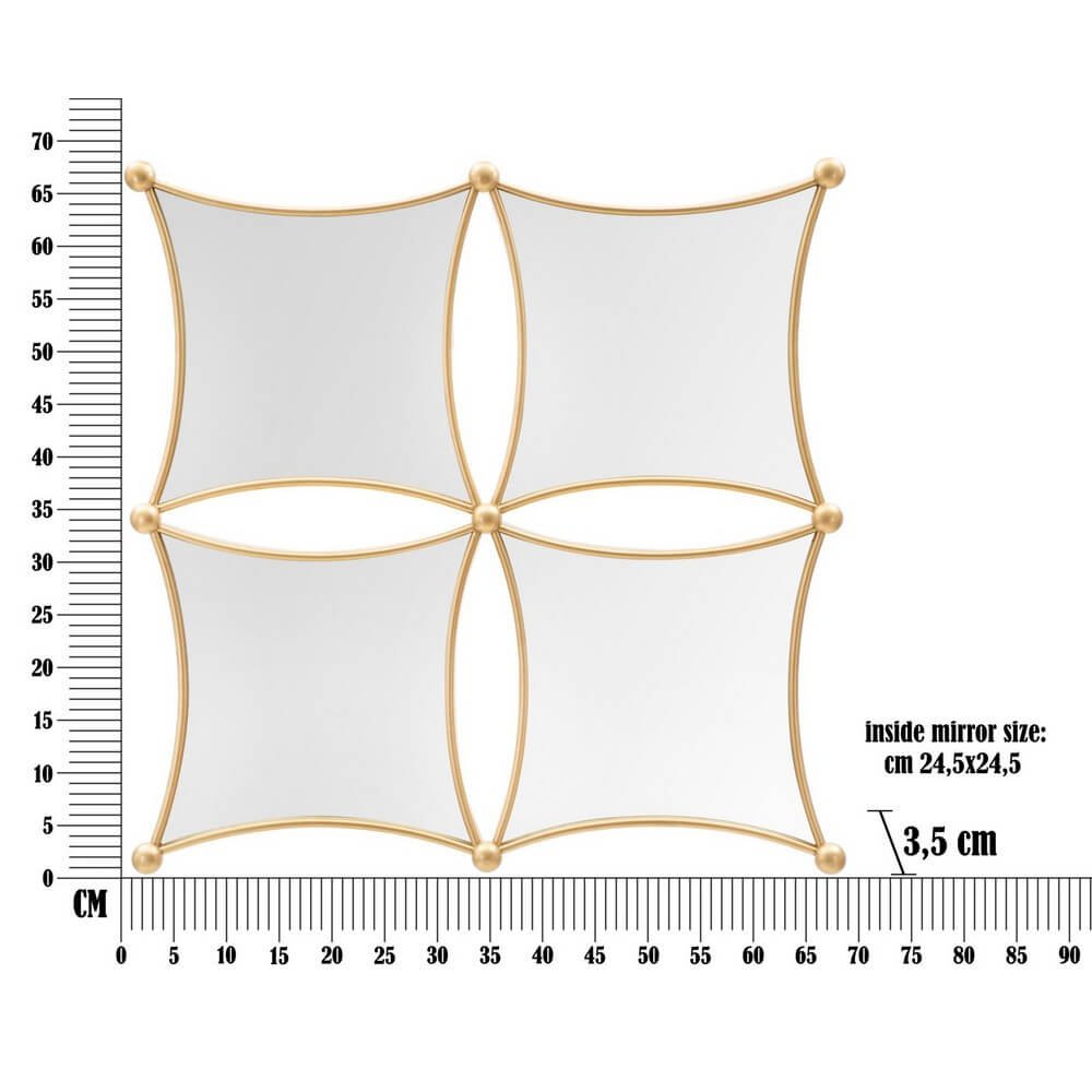 Specchio da Muro Jalo 68x68 cm - JALO
