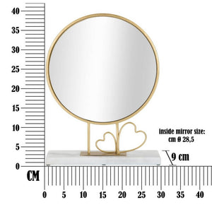 Specchio da Appoggio Cuore 30x39,5 cm - HEART