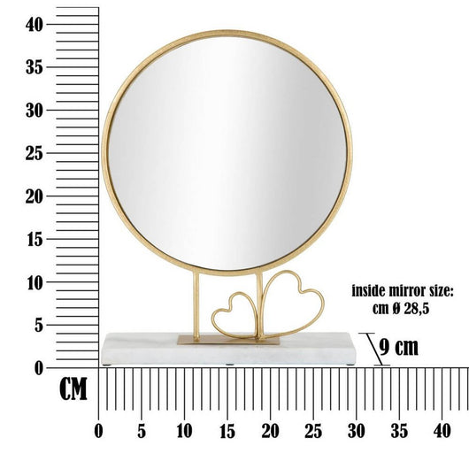 Specchio da Appoggio Cuore 30x39,5 cm - HEART