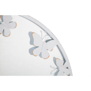 Specchio Rotondo Farfalla Bianca diam 62,5 cm - WHITE