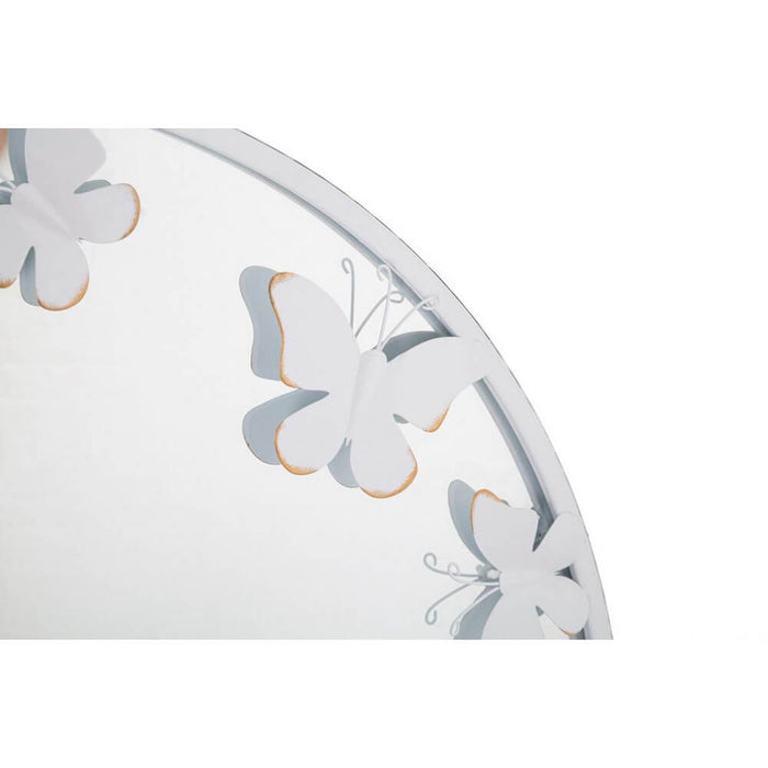 Specchio Rotondo Farfalla Bianca diam 62,5 cm - WHITE