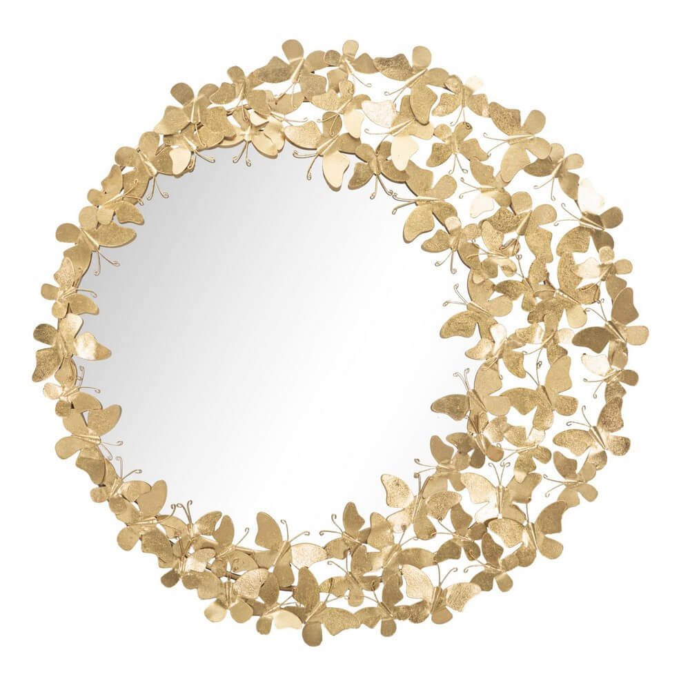 Specchio Glam Farfalla Vento diam 81,5 cm - GLAMUTTERFLY WIND