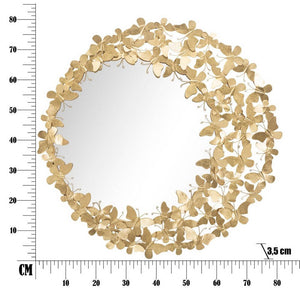 Specchio Glam Farfalla Vento diam 81,5 cm - GLAMUTTERFLY WIND