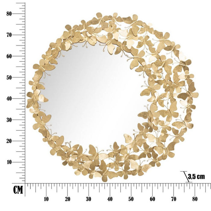 Specchio Glam Farfalla Vento diam 81,5 cm - GLAMUTTERFLY WIND