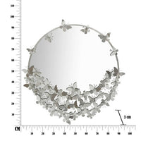 Specchio Farfalle Rotondo Argento diam 91 cm - FARFALLE ROUND SILVER