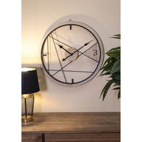 Orologio da Muro Design Geometrico diam 60 cm - GEOMETRIC DESIGN