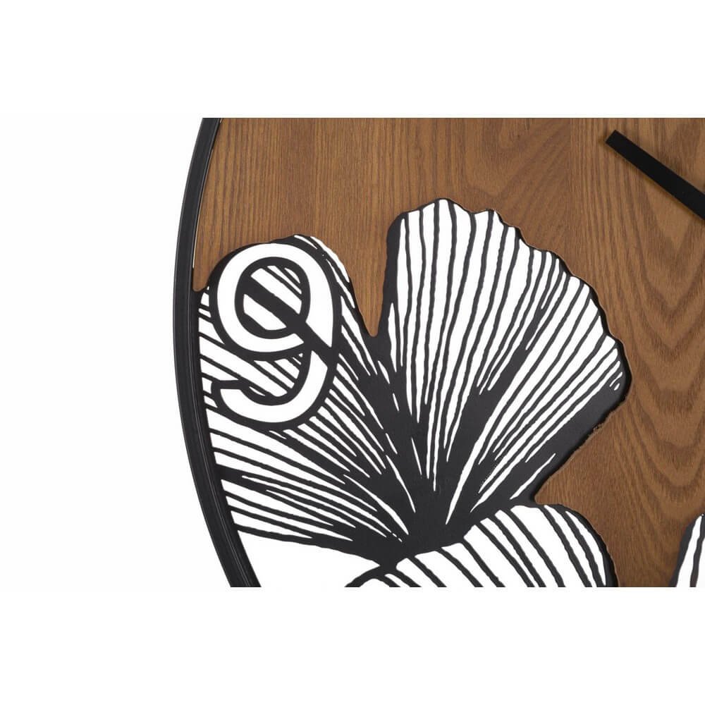 Orologio da Muro Super Legno/Foglia diam 60 cm - SUPER WOOD/LEAF