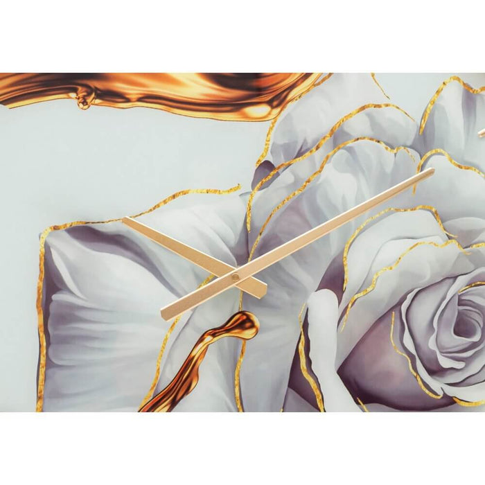 Orologio Glass Rose diam 60 cm - GLASS ROSE