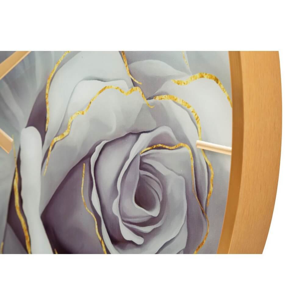 Orologio Glass Rose diam 60 cm - GLASS ROSE