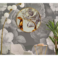 Orologio Glass Rose diam 60 cm - GLASS ROSE