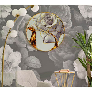 Orologio Glass Rose diam 60 cm - GLASS ROSE