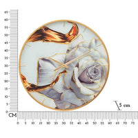 Orologio Glass Rose diam 60 cm - GLASS ROSE