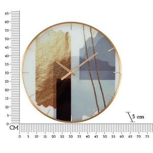 Orologio Glass Motif diam 60 cm - GLASS MOTIF