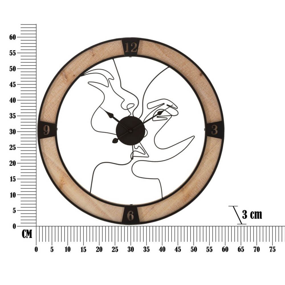 Orologio da Muro Coppia diam 60 cm - COUPLE