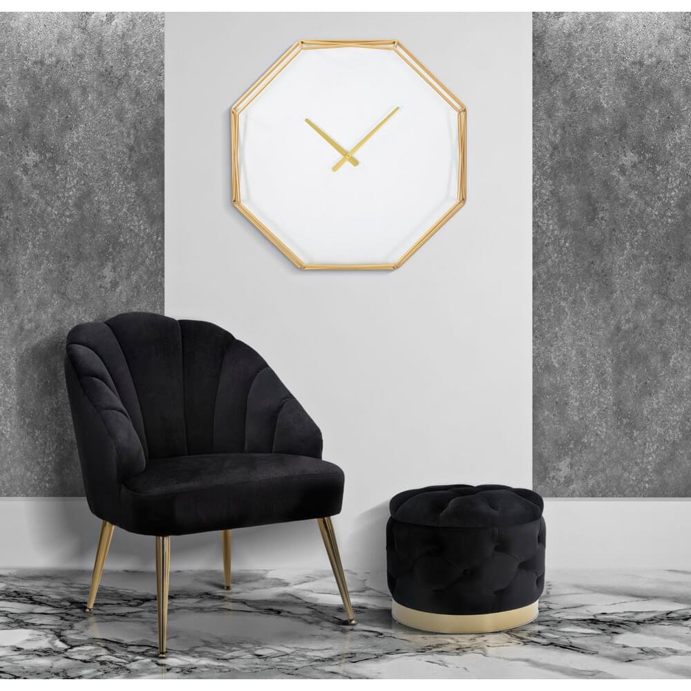 Orologio da Muro Ottagonale Gold diam 56 cm - GOLDY OCTAGONAL