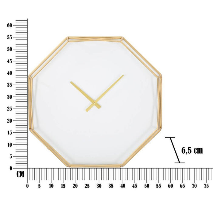 Orologio da Muro Ottagonale Gold diam 56 cm - GOLDY OCTAGONAL