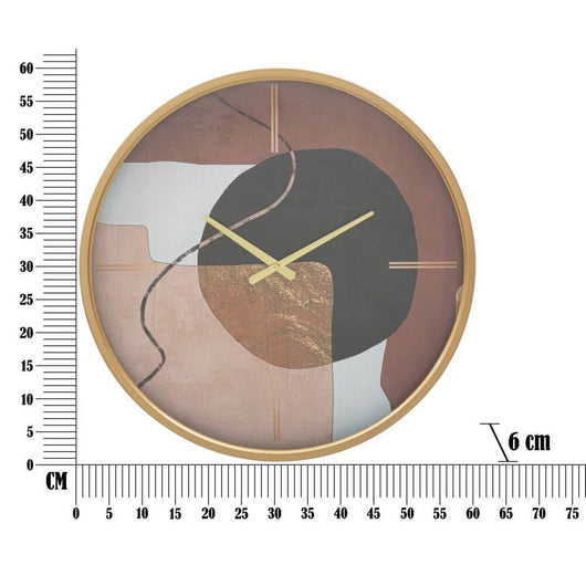 Orologio Artistico Rosso cm diam 60X6 - ART RED