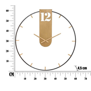 Orologio Dorato Linee cm diam 60X4,5 - GOLDY