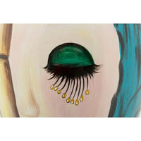 Vaso Ceramica Volto Grande cm diam 28X50 - ART FACE