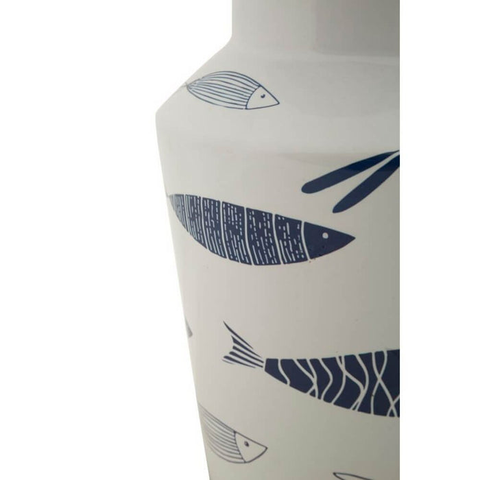 Vaso Ceramica Doppio Pesci cm diam 14X34 - FISH DOUBLE